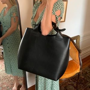 NWOT Zara Leather Tote